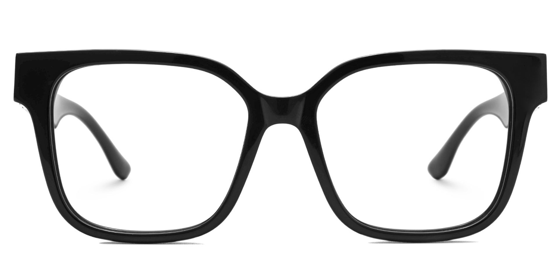Kerri Oversized Black Square Glasses | ZEELOOL UK0