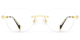 Seth Rectangle Gold Glasses3