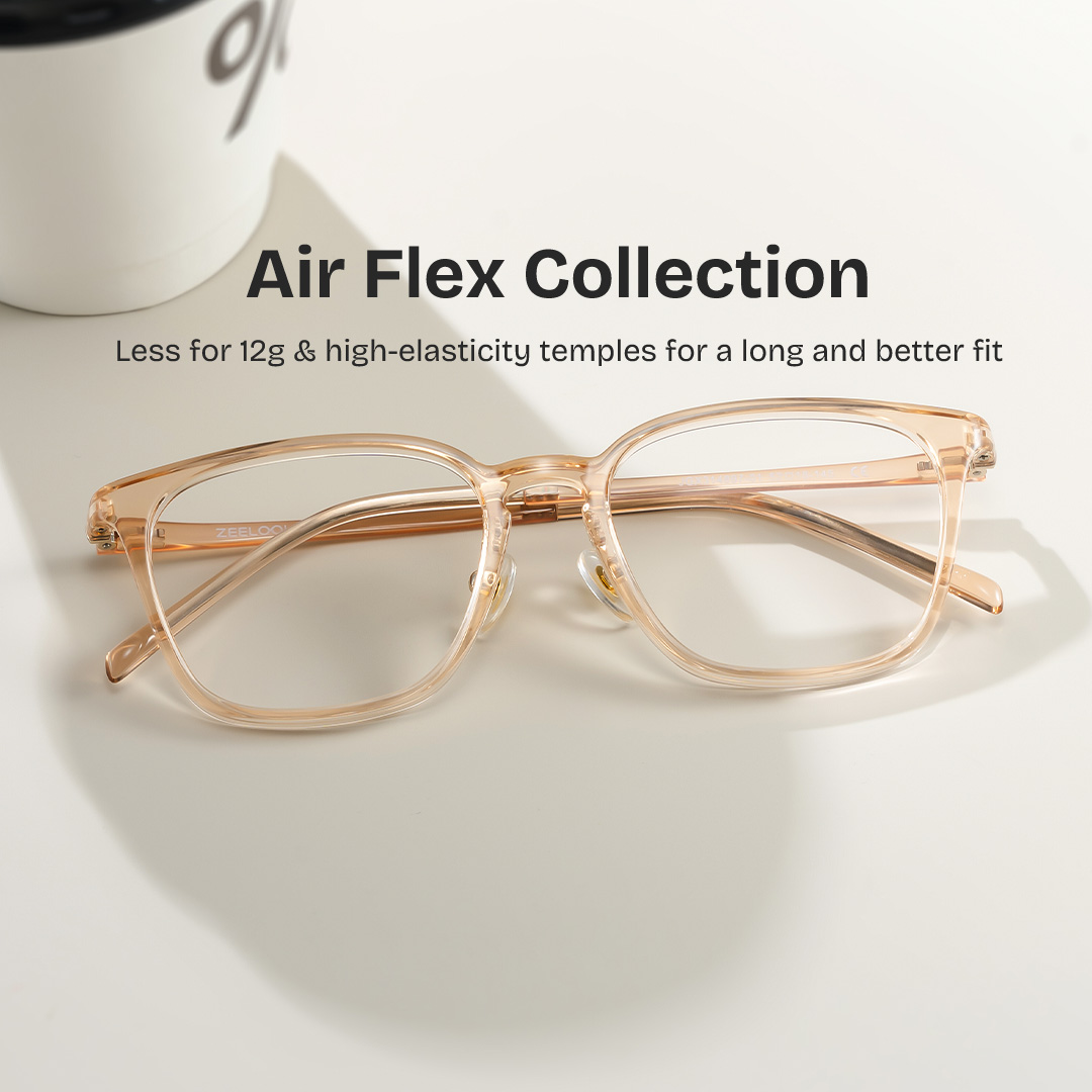 Lily Rectangle Yellow Glasses0