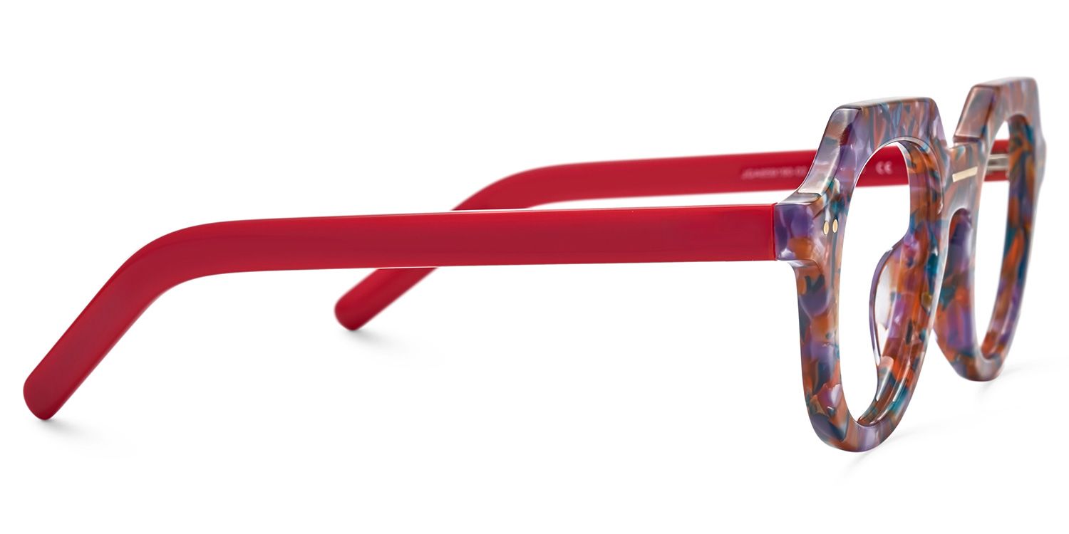 Floral Geometric Eyewear - Jameica on Sale | ZEELOOL UK2