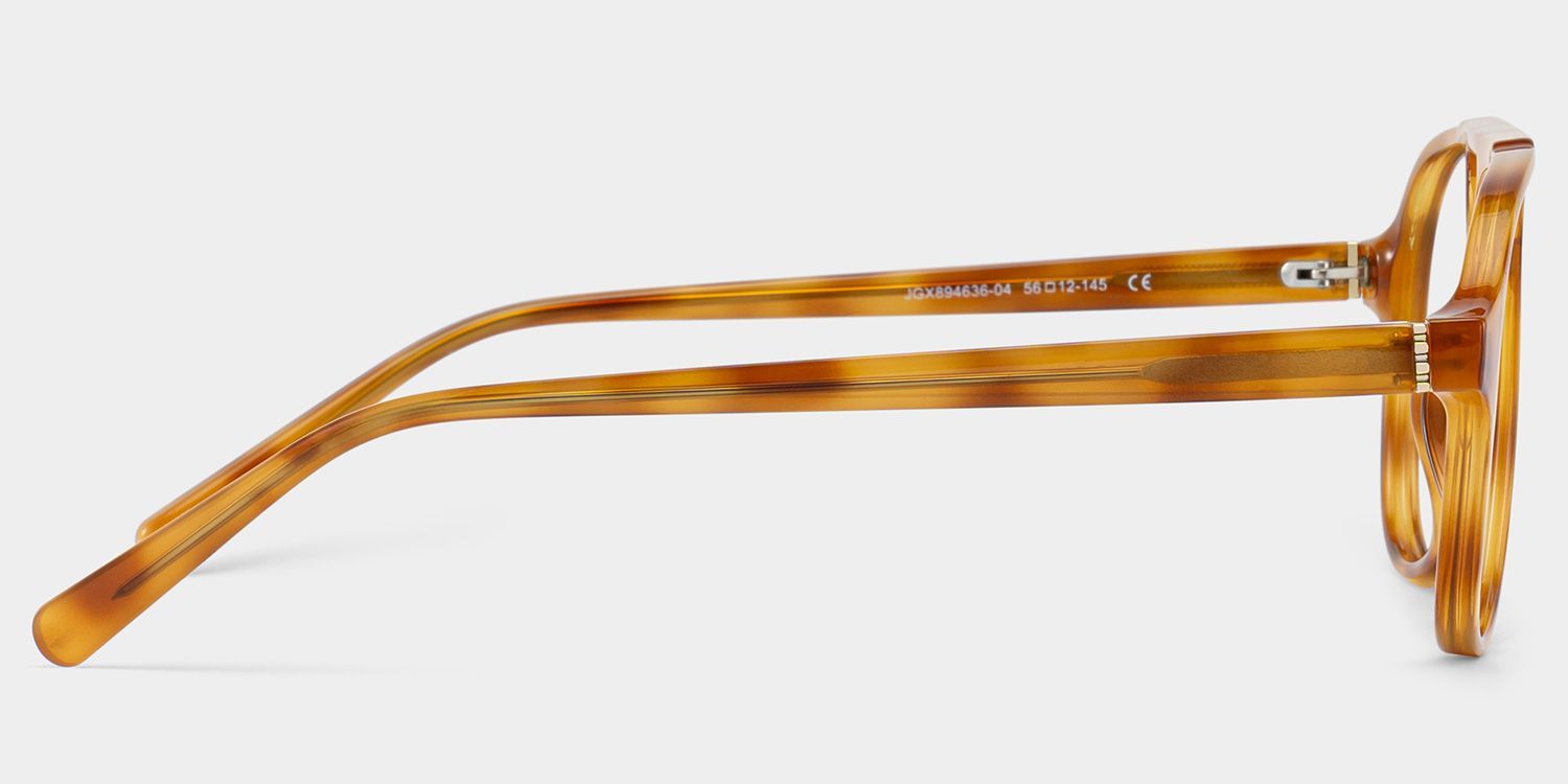 Drew Light Brown Tortoise Aviator Glasses for Teenager | ZEELOOL3