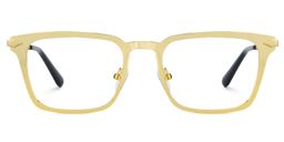 Chaney Rectangle Gold Glasses1