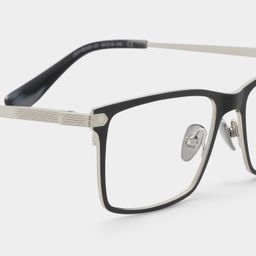 Alexander Rectangle Black Glasses5