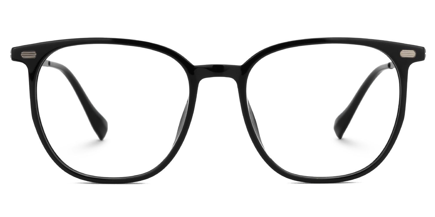 Square Valerye Black Frame Eyeglasses | ZEELOOL UK0