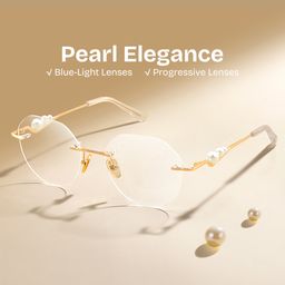 Wyatt Geometric Gold Glasses0