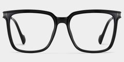 Zeyna Square Black Glasses1