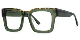Vorse Square Green Glasses1
