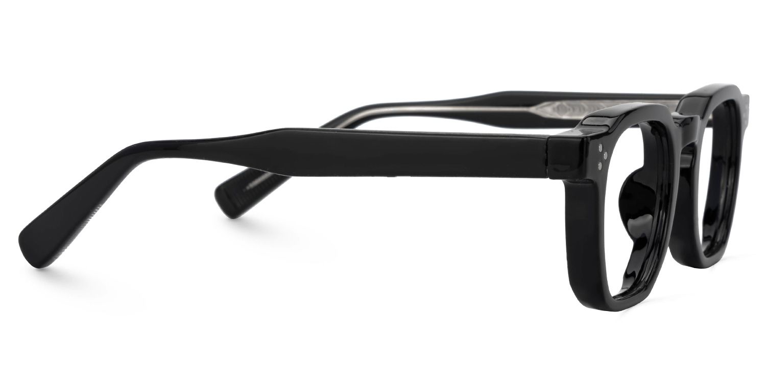 Moaya Eyeglasses in Square Black Frame | ZEELOOL UK2