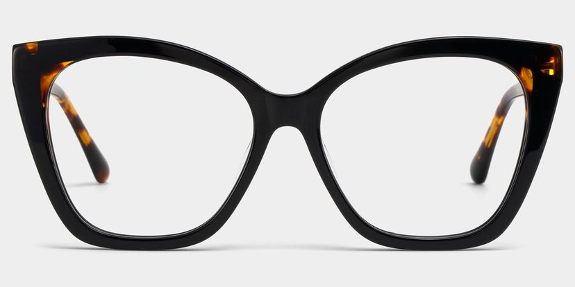 Kira Black Butterfly Glasses