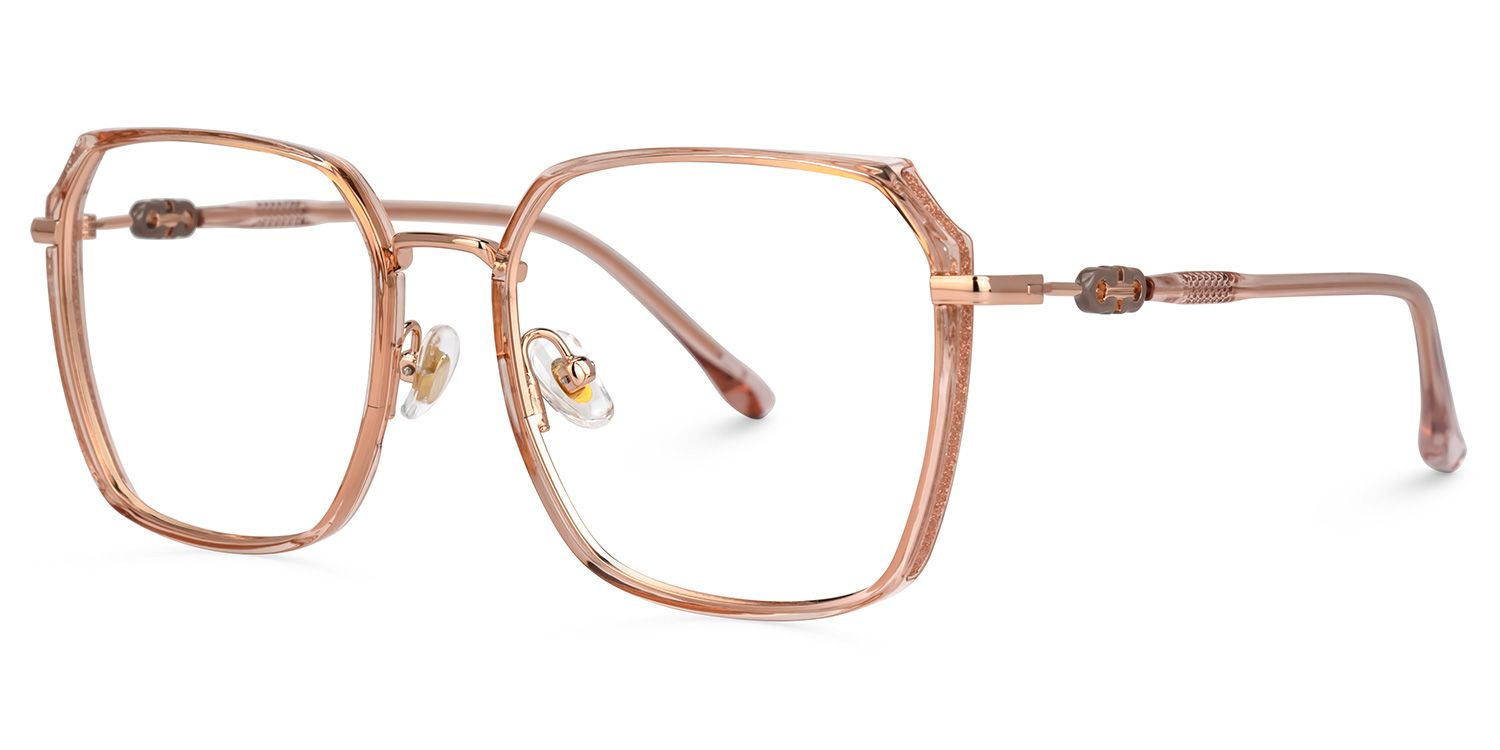 Drane Drane Geometric Beige Glasses
