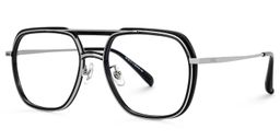 Vergie Aviator Black Glasses1
