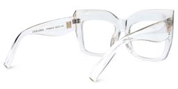 Alberta Cat Eye Clear Glasses3