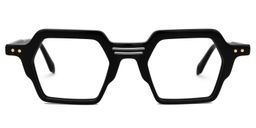Genesys Geometric Black Glasses0