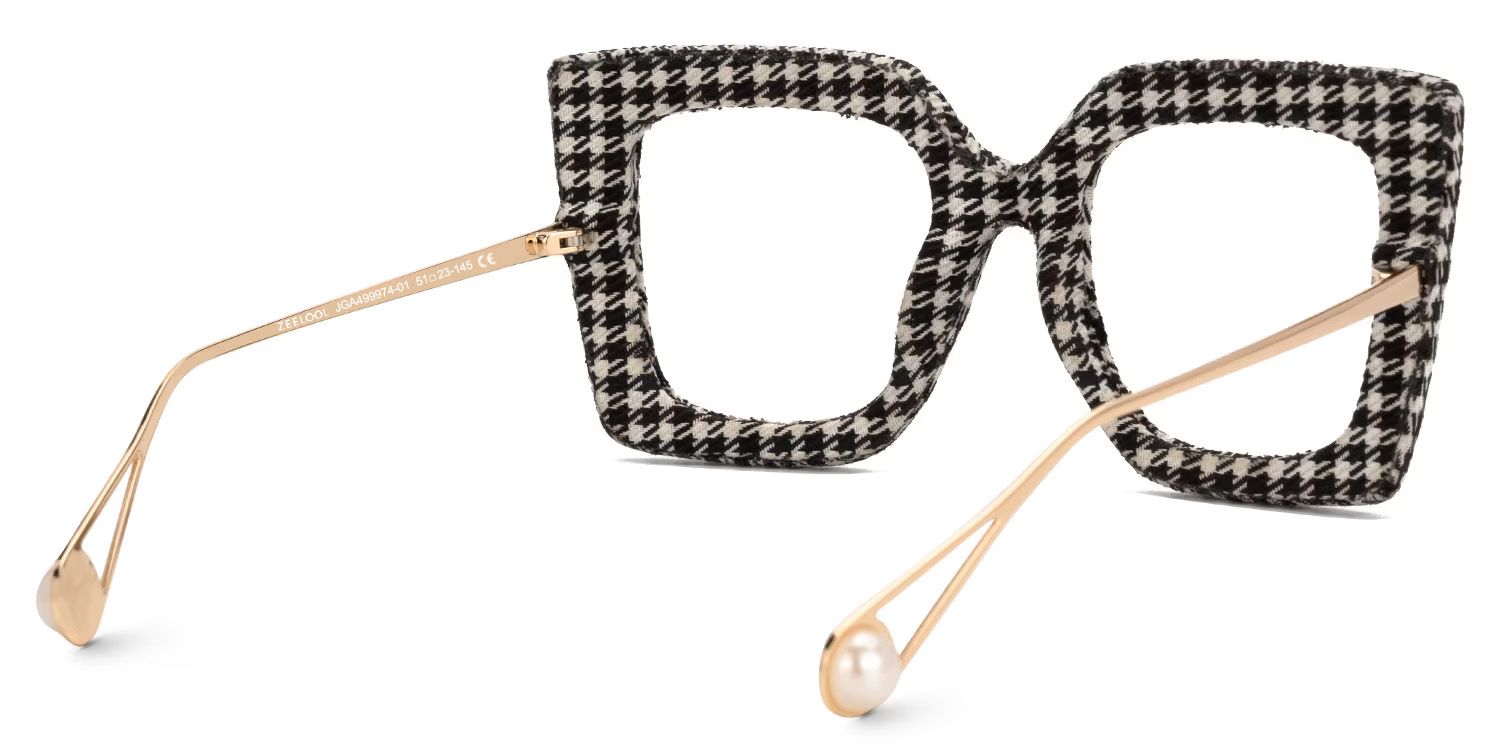 Latanya Two-Tone Eyeglasses with Square Shape | ZEELOOL UK3