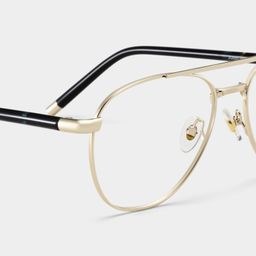 Calvin Aviator Gold Glasses7