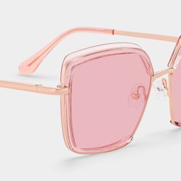 Cordaro Square Pink Glasses4