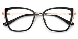 Juniper Rectangle Black Glasses2