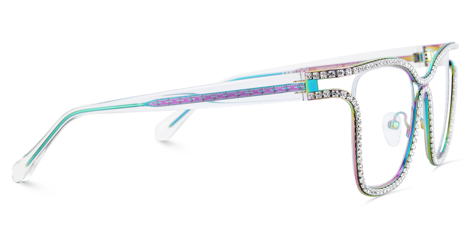 Shine Square Iridescent Glasses4