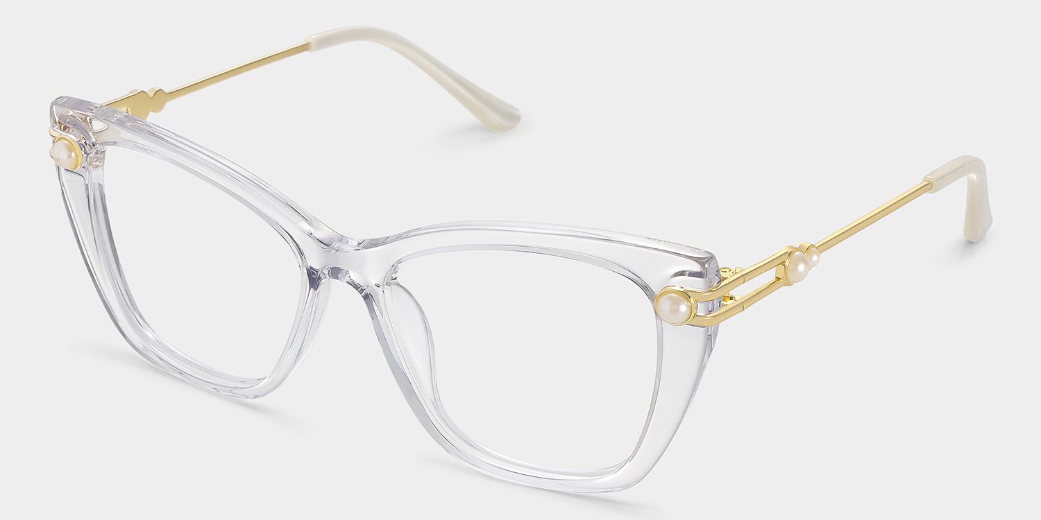 Victor Eyeglasses in Cat eye Clear Frame | ZEELOOL UK4