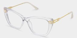 Victor Clear Cat eye Glasses4