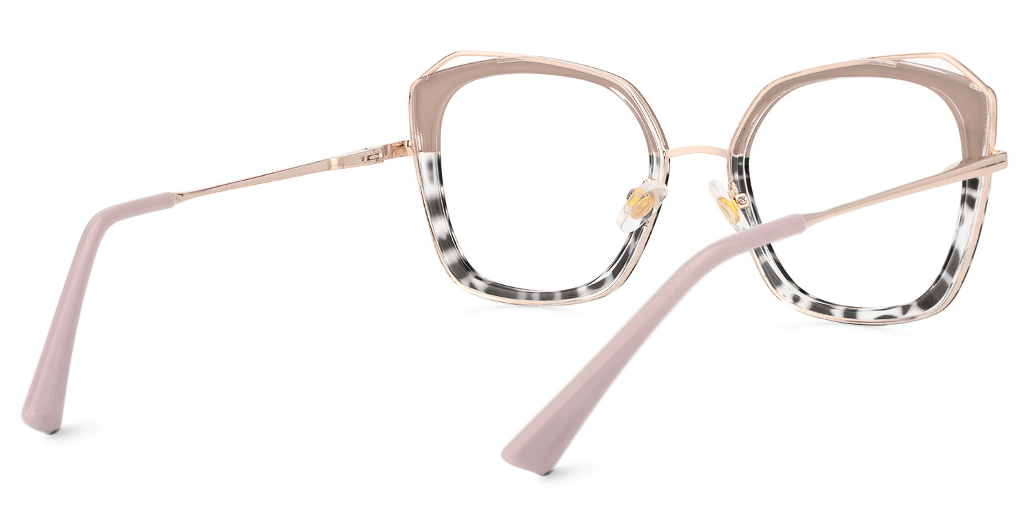 Bilal Square khaki Frame Glasses | ZEELOOL UK3