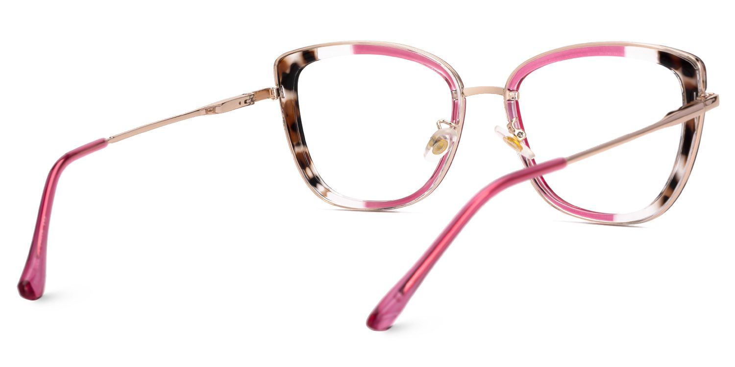 Two-Tone Kaye Cateye Frame Eyeglasses | ZEELOOL UK3