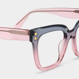 Minguela Square Gray Pink Glasses5