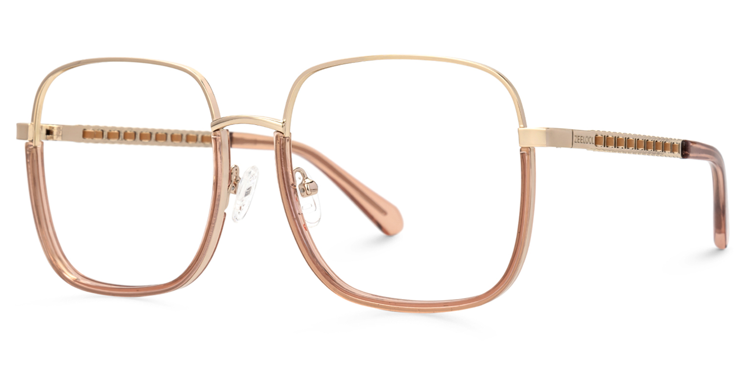 Perfecta Oversized Square Glasses Women's Glasses | ZEELOOL UK2