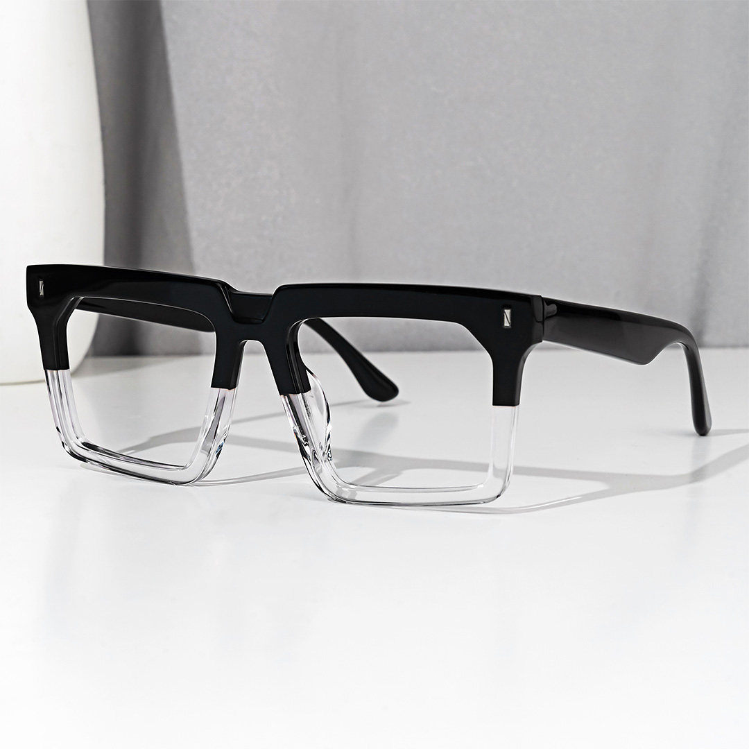 Moreland Rectangle Two-Tone Glasses
