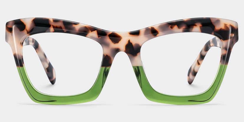 Benitez Two-Tone Square Glasses