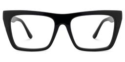 Rascoe Rectangle Black Glasses1