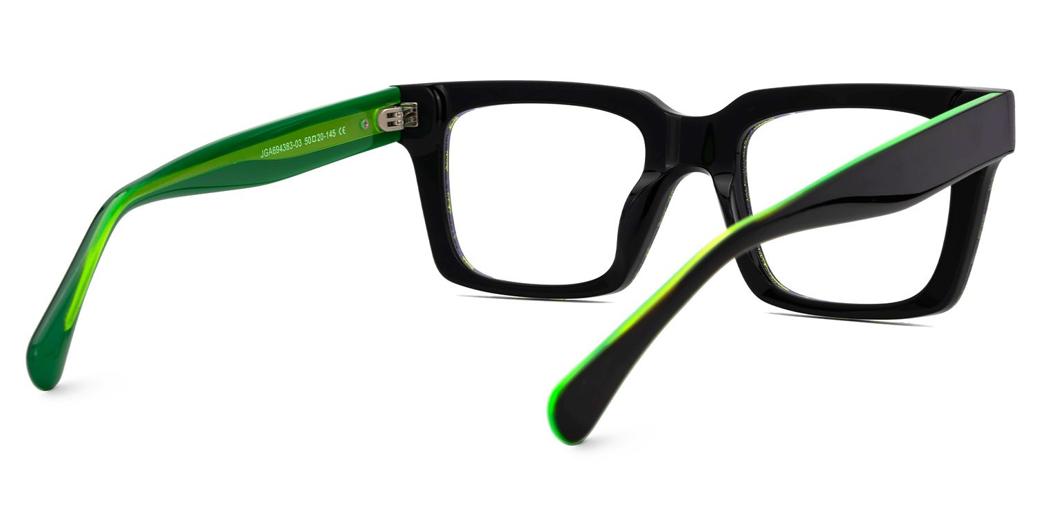 Kirkland Green Rectangle Designer Eyeglasses3