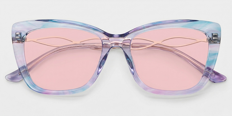 Remi Purple Butterfly Glasses