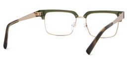 Gerena Browline Green Glasses5