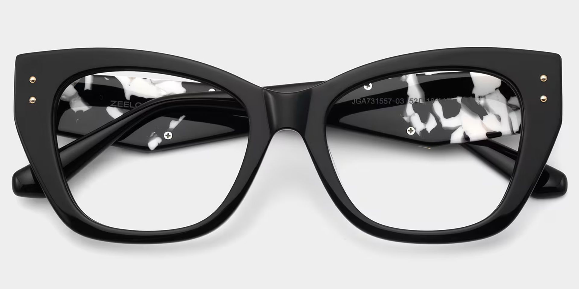 Skylar Black Frame Glasses with Butterfly Frame Online | ZEELOOL UK2