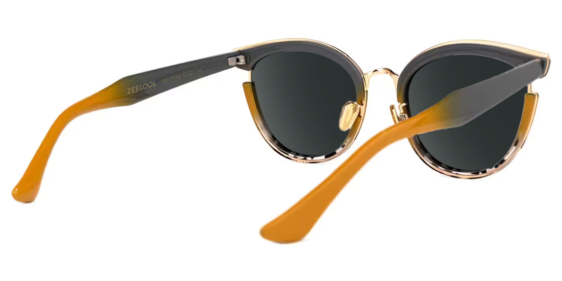 Laraine Cat Eye Gray Frame Sunglasses | ZEELOOL UK3