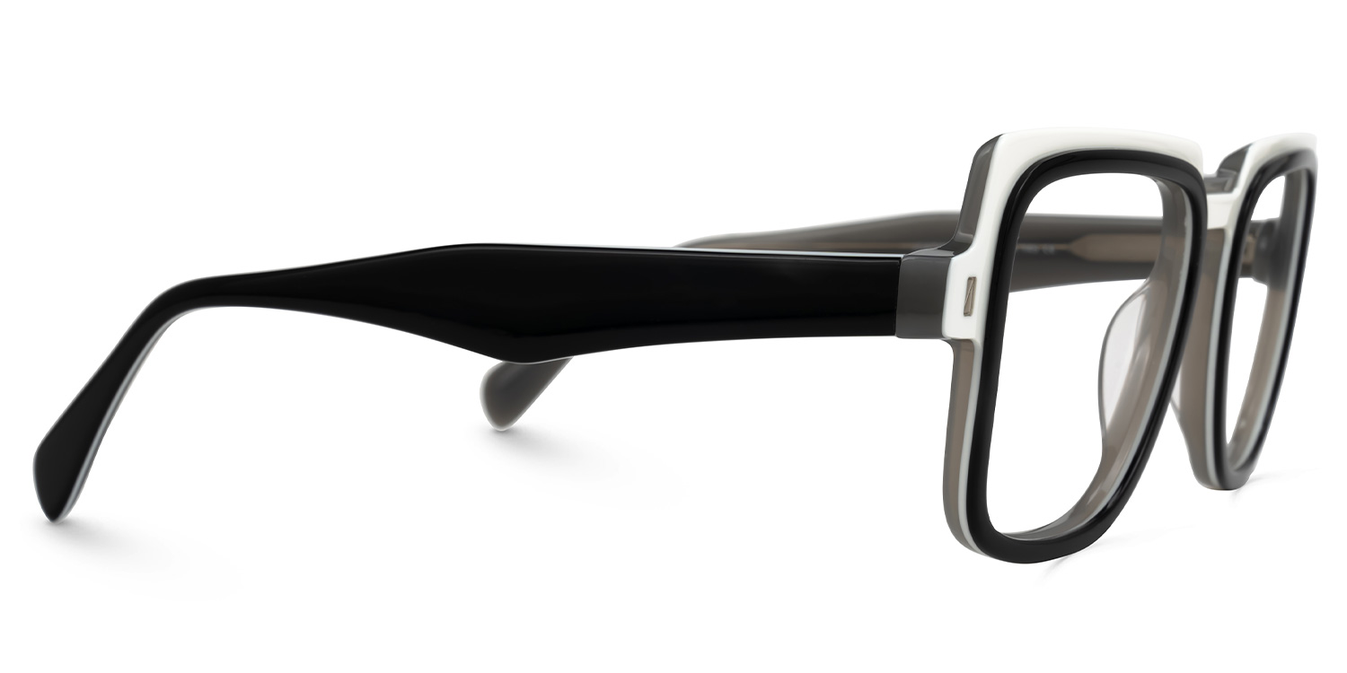 Square Corry Black Glasses deals -Zeelool Glasses2