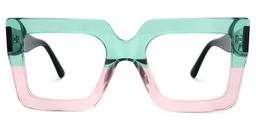 Brandon Square Green-Pink Glasses0