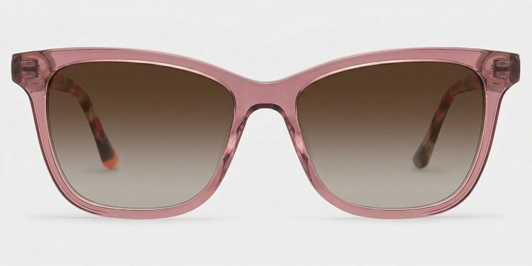 Faith Pink Rectangle Glasses
