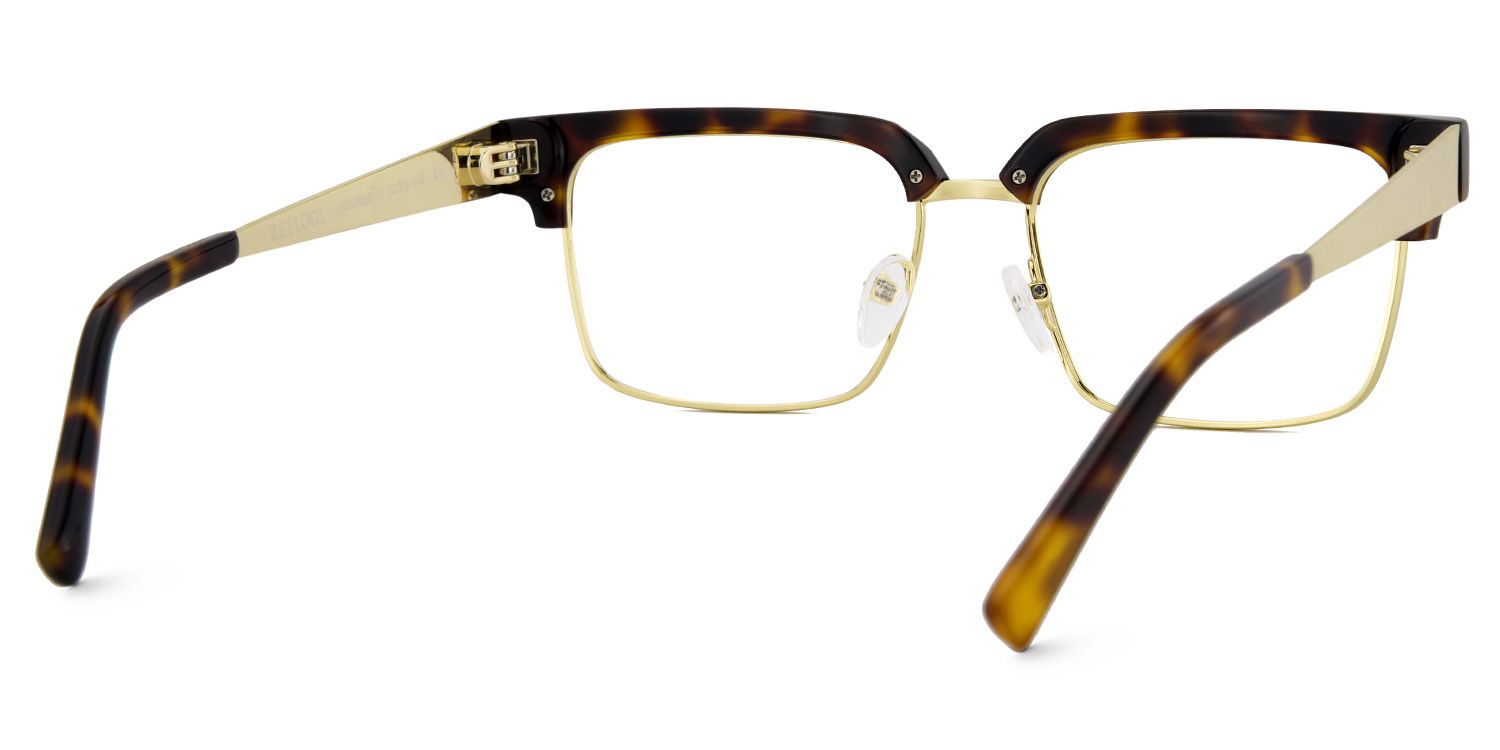 Tortoise Browline Frame Glasses - Gerena on Sale | ZEELOOL UK5