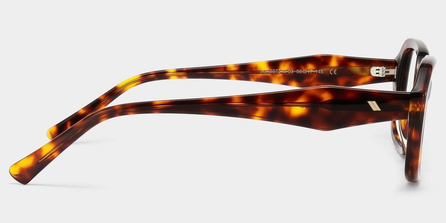 Rowan Brown Tortoise Rectangle Glasses for Women | ZEELOOL3