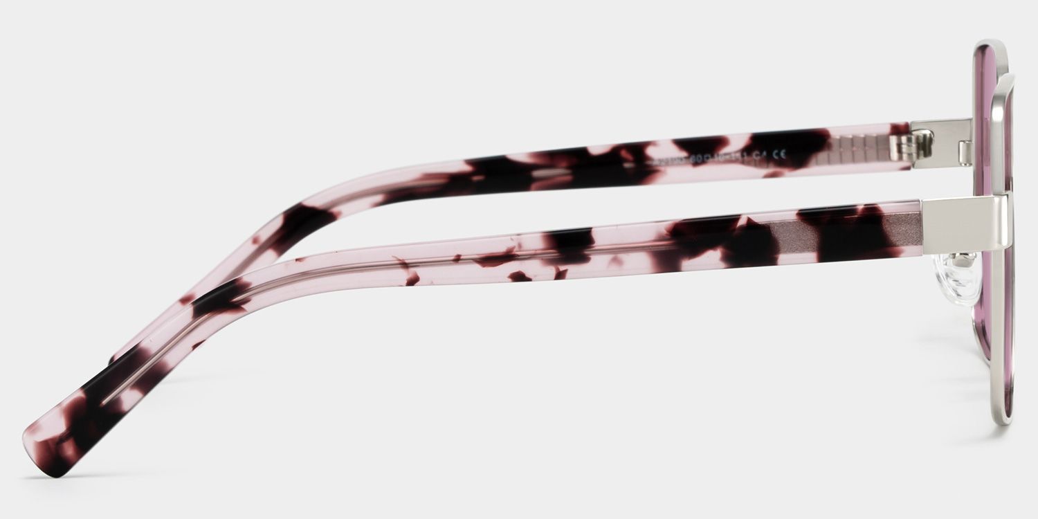 Sahara purple Frame Polarized Sunglasses with square Style Online | ZEELOOL UK3