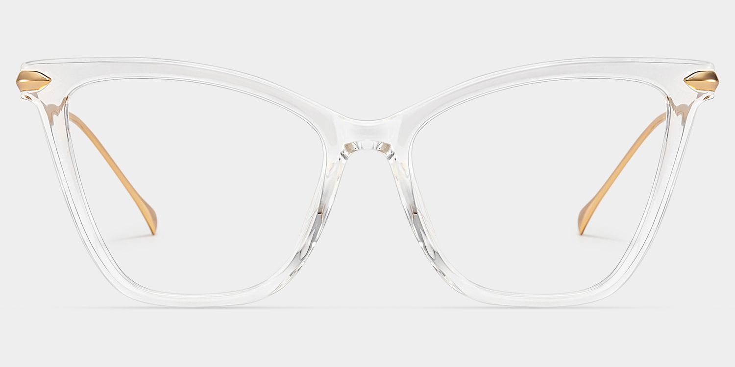 Hilary Butterfly Clear Frame Glasses | Zeelool0