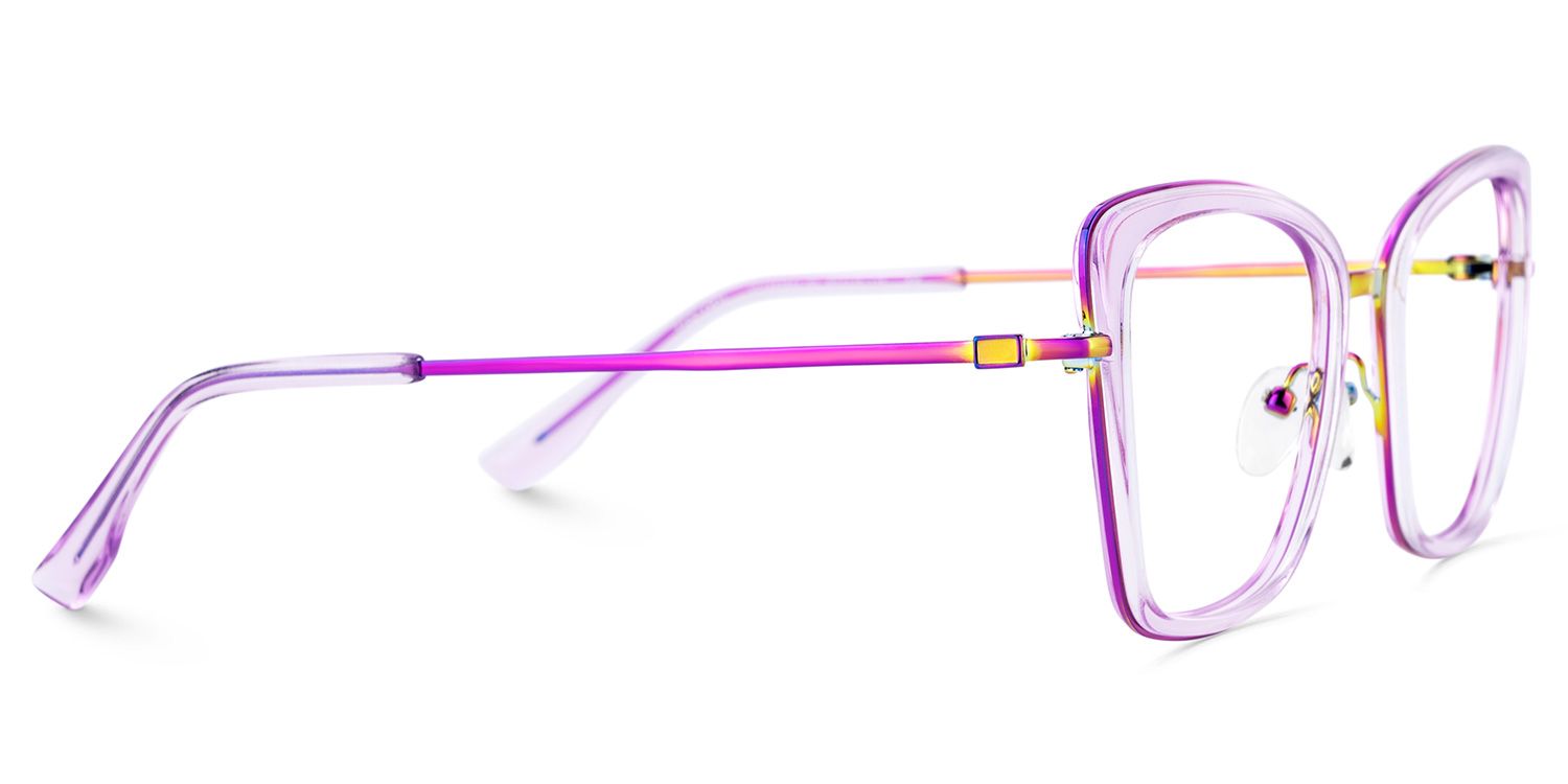 Rosalie Butterfly Purple Color Frame Glasses for Women | ZEELOOL UK4