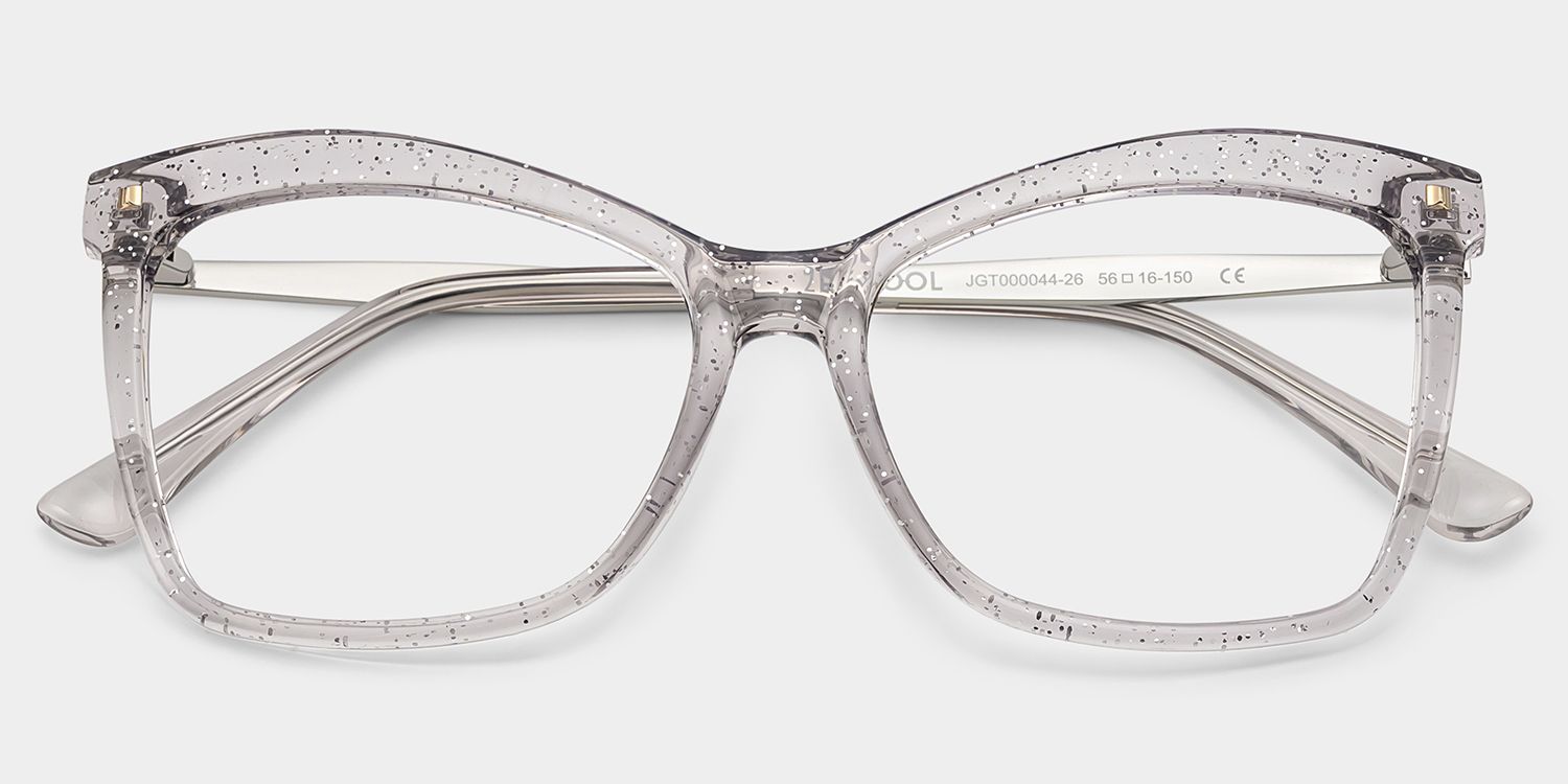Smoke Color Eyeglasses for Isaebella Frame Glasses | ZEELOOL UK2