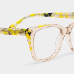 Maple Yellow Butterfly Glasses5