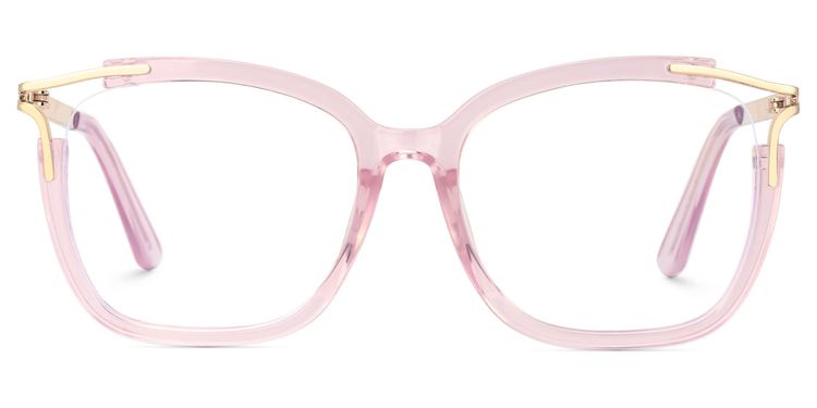 Sidibe Square Pink Glasses