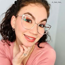 Estrada Black-Clear Cat eye Glasses8