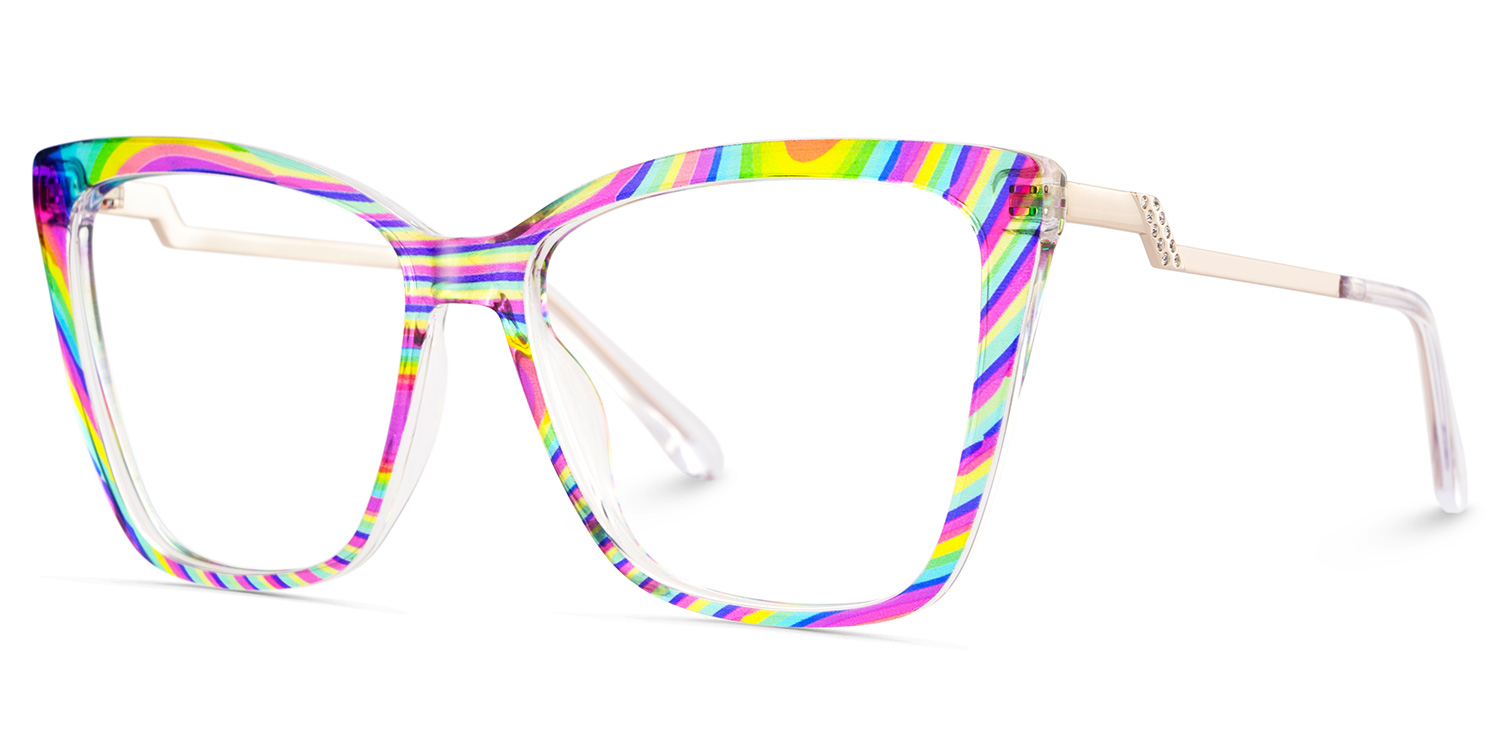 Awilda Cateye Multicolor Glasses3