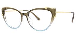 Arielle Cateye Two-Tone Glasses1